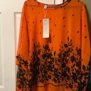 NWT poncho style top
